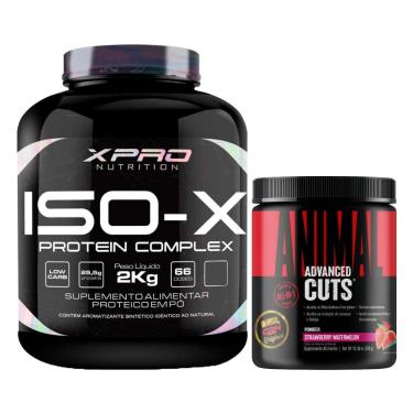 Imagem de Kit Iso-XProtein Complex 2k XPro + Animal Cuts300g Universal-Unissex