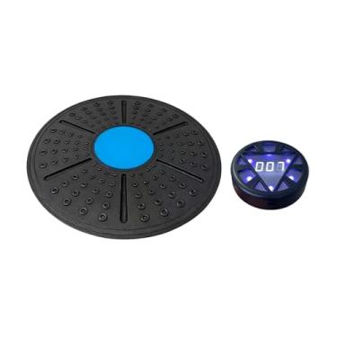 Imagem de Dynwave Disco de treinamento de equilíbrio Wobble Balance Board com luz guia, placa redonda para exercícios em casa, ideal para academia. Ótimo presente para