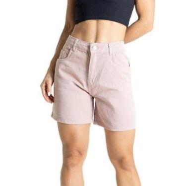 Imagem de Shorts Sarja Sawary - 280438 - Rose 46-Feminino