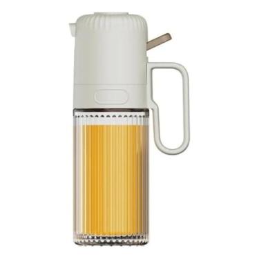 Imagem de Galheteiro Spray de Vidro para Azeite e Óleo com Pulverizador de Cozinha | Dispensador para Temperos, Saladas e Preparos Diários | Borrifador Prático e Fácil de Usar