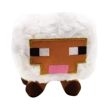 Imagem de Brinquedo De Pelúcia Ovelha Branca 16cm, Boneco De Animal De Pelúcia M