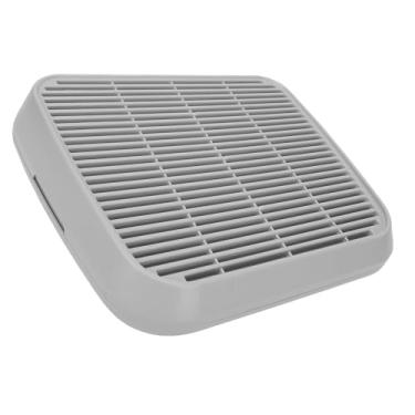 Imagem de HEEPDD Etapa da Caixa da Maca do Gato, Esteira de Captura Maca Com Borda do Protetor Respingo para a Esteira Plástica Reusável Filtro Proteção Assoalho para (Cinza Claro)