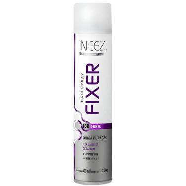 Imagem de Spray Fixador De Cabelo Profissional Neez Laque Capilar Fixação Forte 