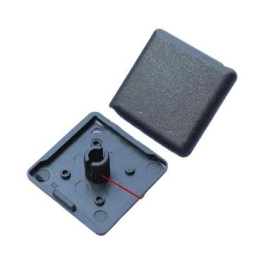 Imagem de Tampa De Extremidade De Alumínio (10 Peças) Para Perfis De Alumínio 20