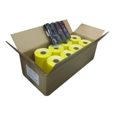 Imagem de Kit 8 Etiquetas De Preço Gondola + 4 Ribbons 110x74 - Evolution, Branc