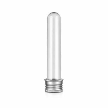 Imagem de Kit 20 Unidades Tubetes 13cm com Tampa Alumínio Para Lembrancinhas e D