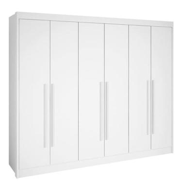 Imagem de Guarda Roupa Casal 6 Portas 7 Gav New Athos-Branco - D`Doro