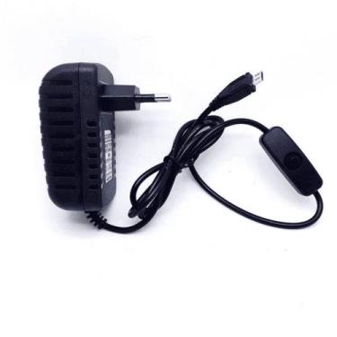 Imagem de Fonte Estabilizada Carregamento Para Pi, Pi2, Pi3 e Pi 3 B+ Micro USB 