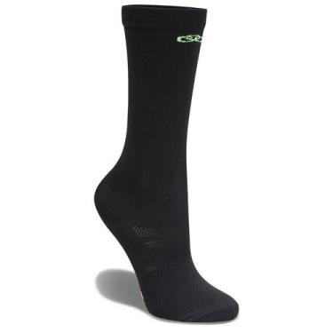 Imagem de Meia Running Olympikus Cano Médio Corre 3 Obwa 231917, 33/38, Preto