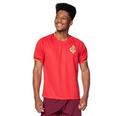 Imagem de Camiseta Masculina Betel Inter Gold II Vermelho/Dourado-Masculino