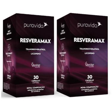Imagem de 2x Resveramax - Puravida 30 cápsulas-Unissex
