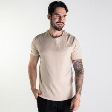 Imagem de Camiseta Forum Algodão Básica Bege Pilar-Masculino