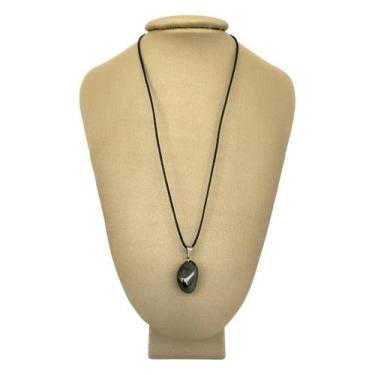 Imagem de Colar Em Couro Grego E Prata Hematita - Ponte Vecchio Joias