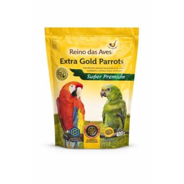 Imagem de Ração Super Premium Papagaio Reino Das Aves 400G - Mimos Pet