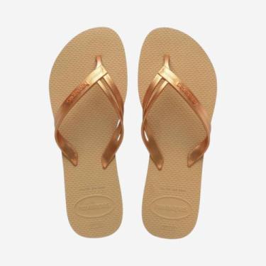 Imagem de Chinelo Havaianas Elegance Dourado, Dourado, 37/38