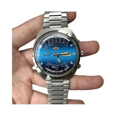 Imagem de Relógio Mecânico Automático Unissex De Aço Inoxidável Orient Com Mostr
