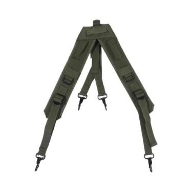 Imagem de Cinto Tático Ajustável Masculino Para Uso Externo Com Suspensório Tipo