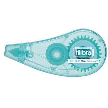 Imagem de Corretivo em Fita 5mmX6m Aqua 301884 FITA CORRETIVA AQ TILIBRA 301884