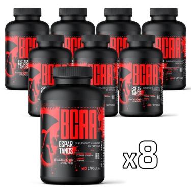 Imagem de Combo 8x Bcaa 60 Cáps - Espartanos-Unissex