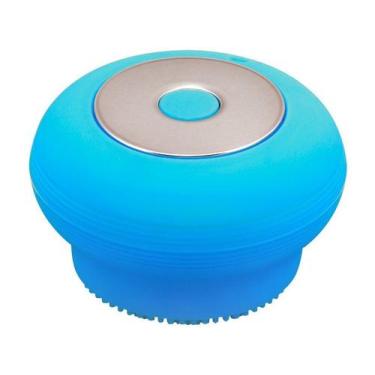 Imagem de Mini escova Sônica Multilaser Limpeza Facial Bella Mini HC185 Azul