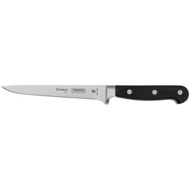 Imagem de Faca Para Desossar Tramontina Lâmina de Inox Century 6'' Preto