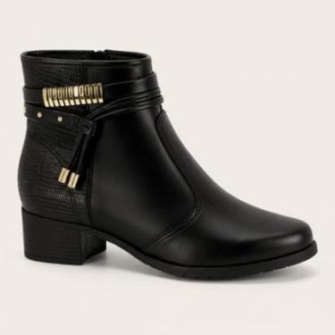 Imagem de Bota Feminino Cano Curto Moleca Salto Baixo-Feminino
