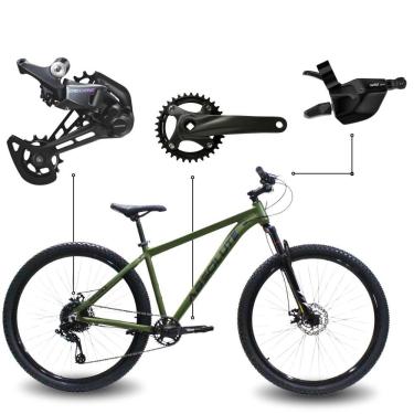 Imagem de Bicicleta Aro 29 Absolute Nero 5 Shimano Deore 12v Freio Hidráulico - Oliva - 19 Oliva