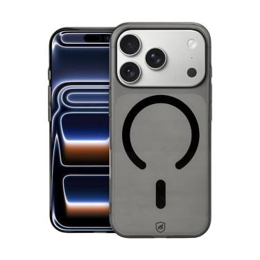 Imagem de Capa para Celular Gshield para Iphone 17 Pro Crystal Slim Magsafe Proteção Contra Impactos Acrílico Transparente Dark 1