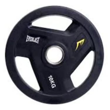 Imagem de Anilha Olímpica de Borracha Everlast 10kg para Treinamento Funcional