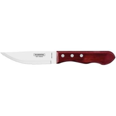 Imagem de Faca Polywood para Churrasco Jumbo Vermelho 21199/749 - Tramontina, Ma