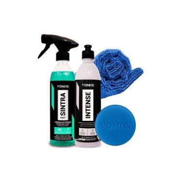 Imagem de Kit limpeza vonixx intense + sintra + toalha microfi+ bucha