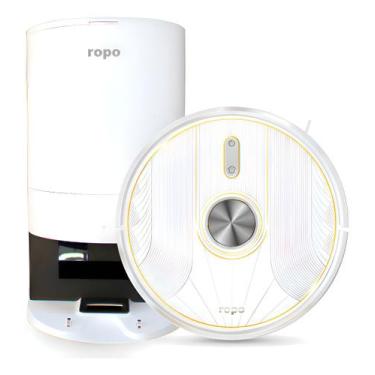 Imagem de Robô Aspirador Ropo Glass 5 Pro Branco, 220V