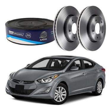Imagem de Disco Freio Dianteiro Ventilado Elantra 2.0 2014 A 2016 - MDS