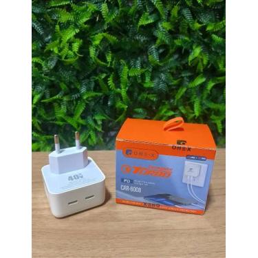 Imagem de Carregador Turbo Veicular 40W com 2 Portas USB-A e USB-C - ONEX CAR-60