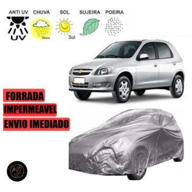 Imagem de Capa de Cobrir Carro CELTA FORRADA P- Impermeável e Total Proteção  - 