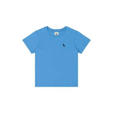 Imagem de Camiseta para Menino em Algodão Quimby, Azul, 6