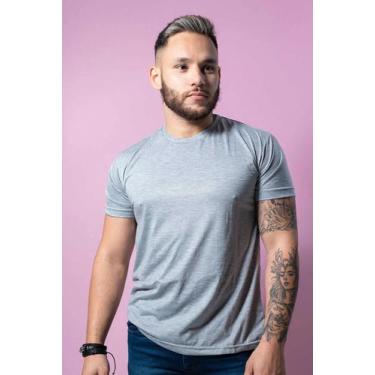 Imagem de Camiseta algodão básica cinza mescla - Índice, BIG