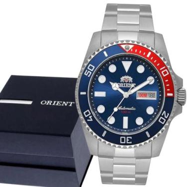 Imagem de Relógio Masculino Orient Prata Automático F49SS026NHD1SX