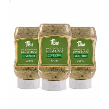 Imagem de Kit 3 molho para salada sabor ervas finas 300ml zero açucar - MRS TAST
