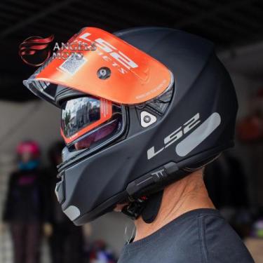 Imagem de Capacete LS2 FF397 Vector Matte Black, 64, Preto
