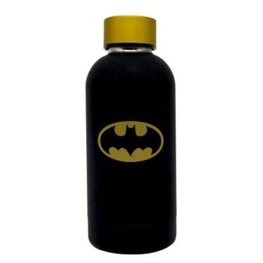 Imagem de Cantil Max Mini Emborrachado 400ml Batman Simbolo - Zona Criativa