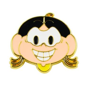 Imagem de Broche Metal Rosto Magali 3x3cm - Turma Da Mônica - Taimes