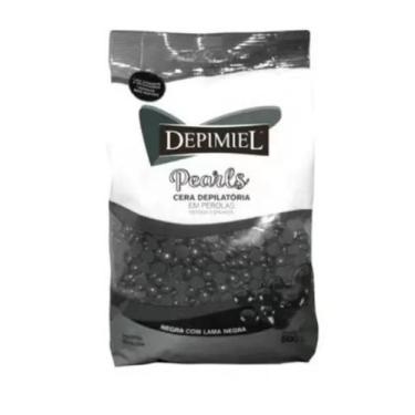 Imagem de Cera depilatória negra em pérolas depimiel 500g