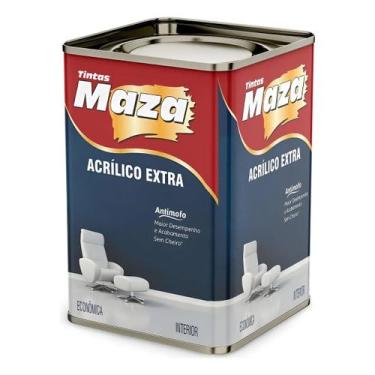 Imagem de Tinta Maza Acrílico Extra Fosco Branco 18L
