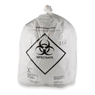 Imagem de Saco De Lixo Infectante 15 Litros Reforçado - 100 Unidades  Kit 2un - 