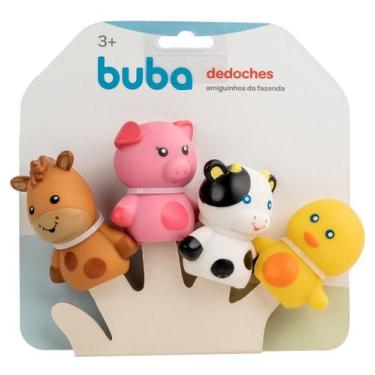 Imagem de Dedoches Educativos Buba  Bichinhos para Bebê Brincar