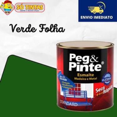 Imagem de Tinta Esmalte Eucatex Peg & Pinte 900ml Brilhante - Várias Cores, Verd