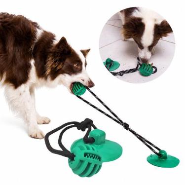 Imagem de Brinquedo Push Ball Interativo Porta Petisco Cães Petiko G