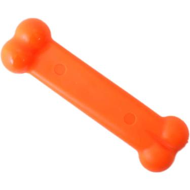 Imagem de Brinquedo Odontopet Osso Bone Flexi Laranja para Cães - Tam. M
