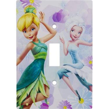 Imagem de Disney, Parafusos incluídos, uma entrada, 40353 placa de parede com interruptor único, 1 pacote, multicolorido